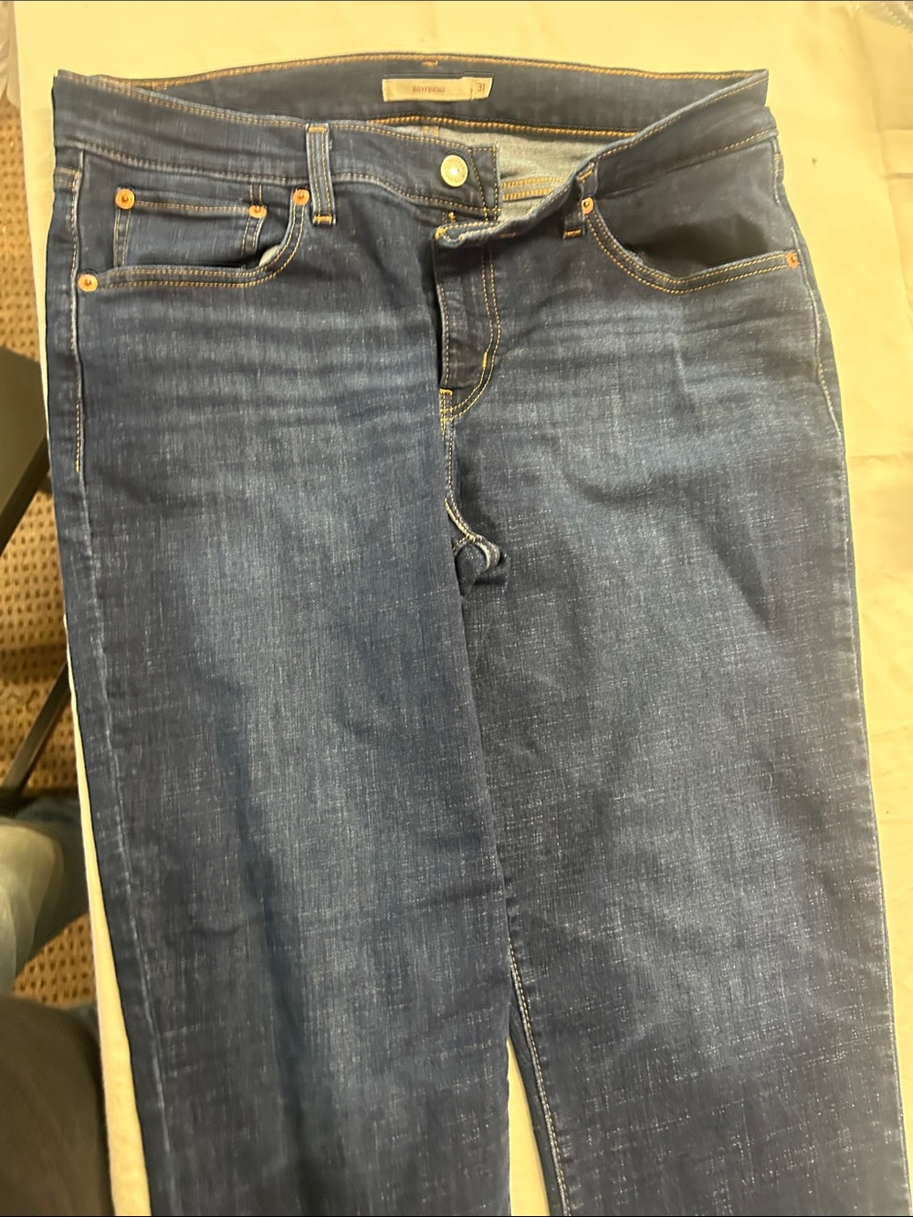 Levi's Women's Straight Leg Jeans in Deep Indigo